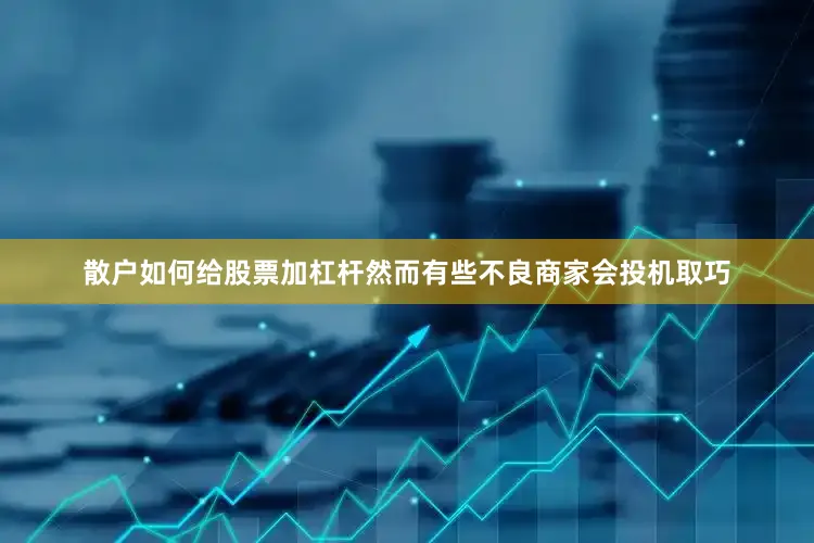散户如何给股票加杠杆然而有些不良商家会投机取巧
